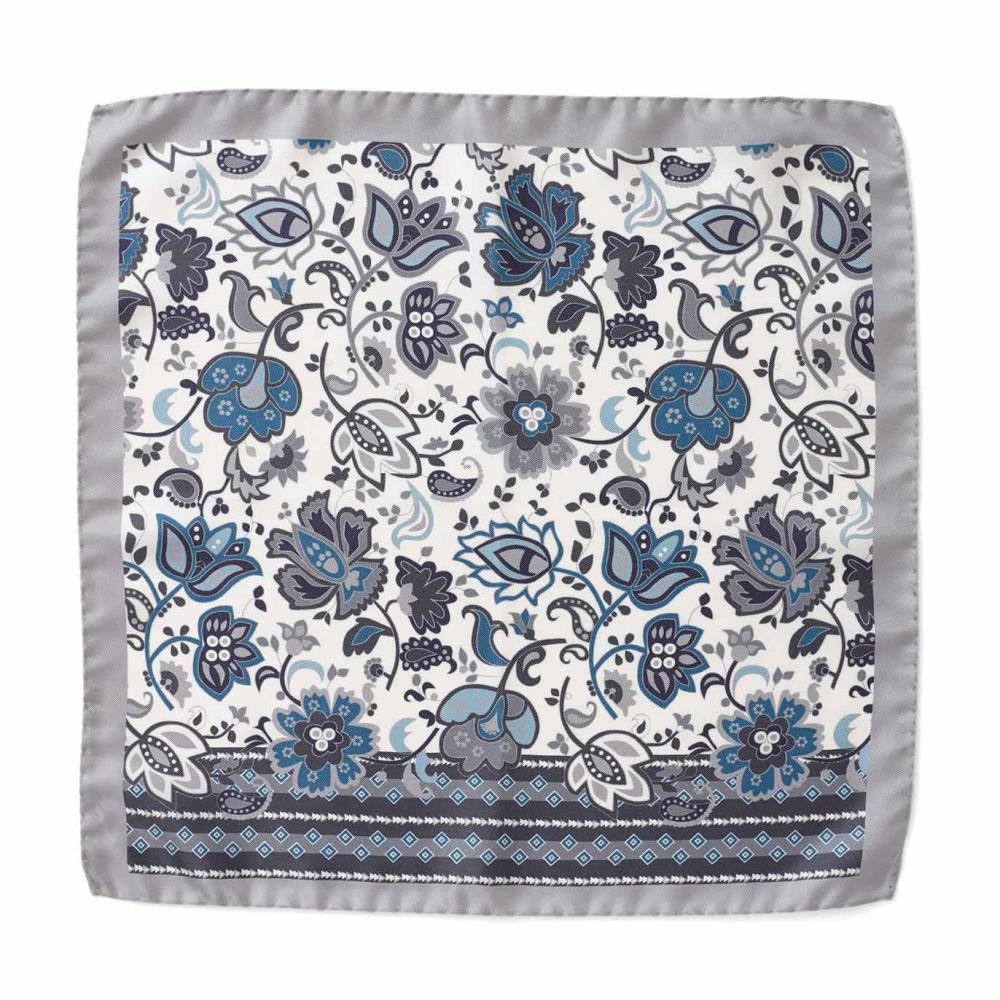 Uberstone Geofloral Pocket Square