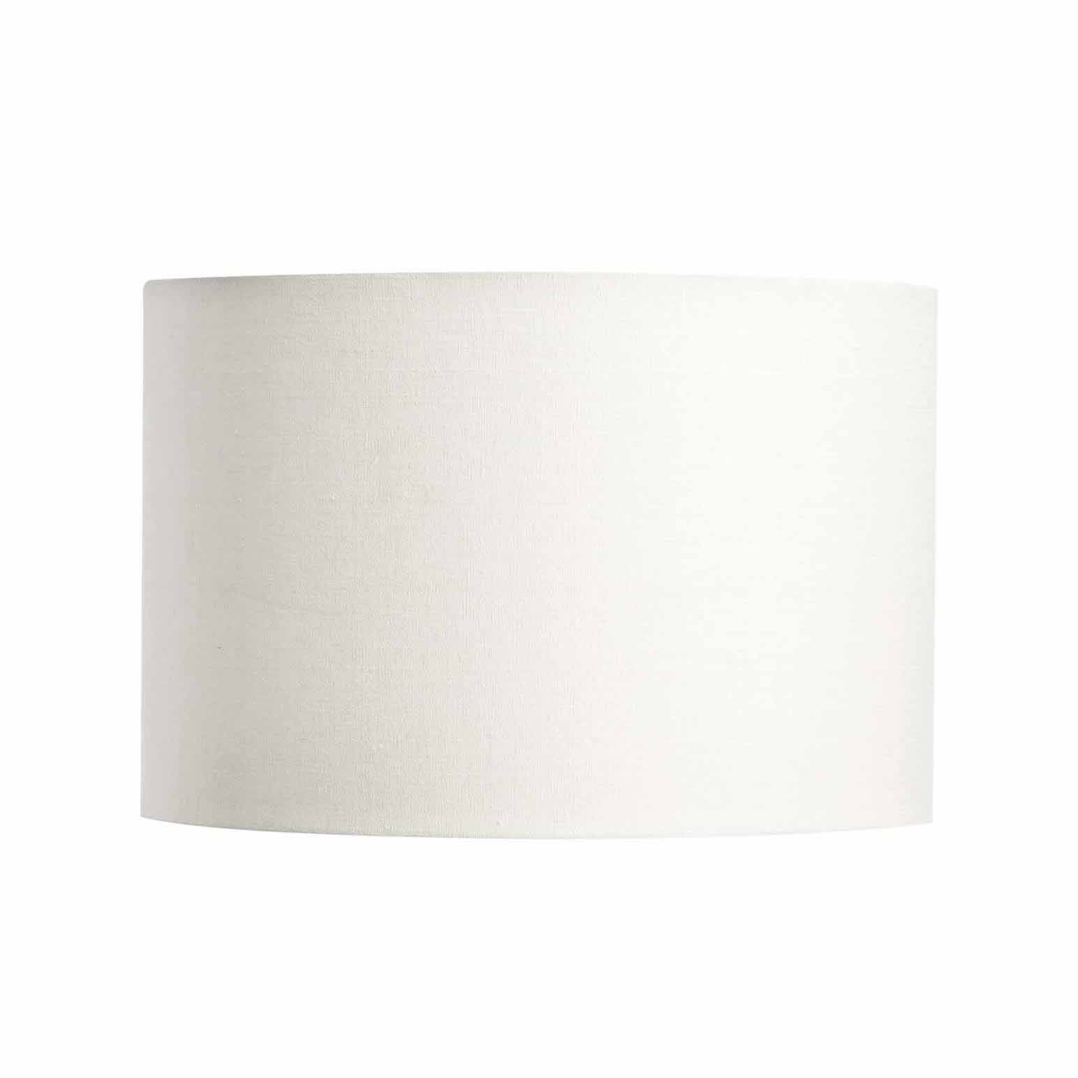 Pottery Barn Straight Sided Linen Drum Shade White