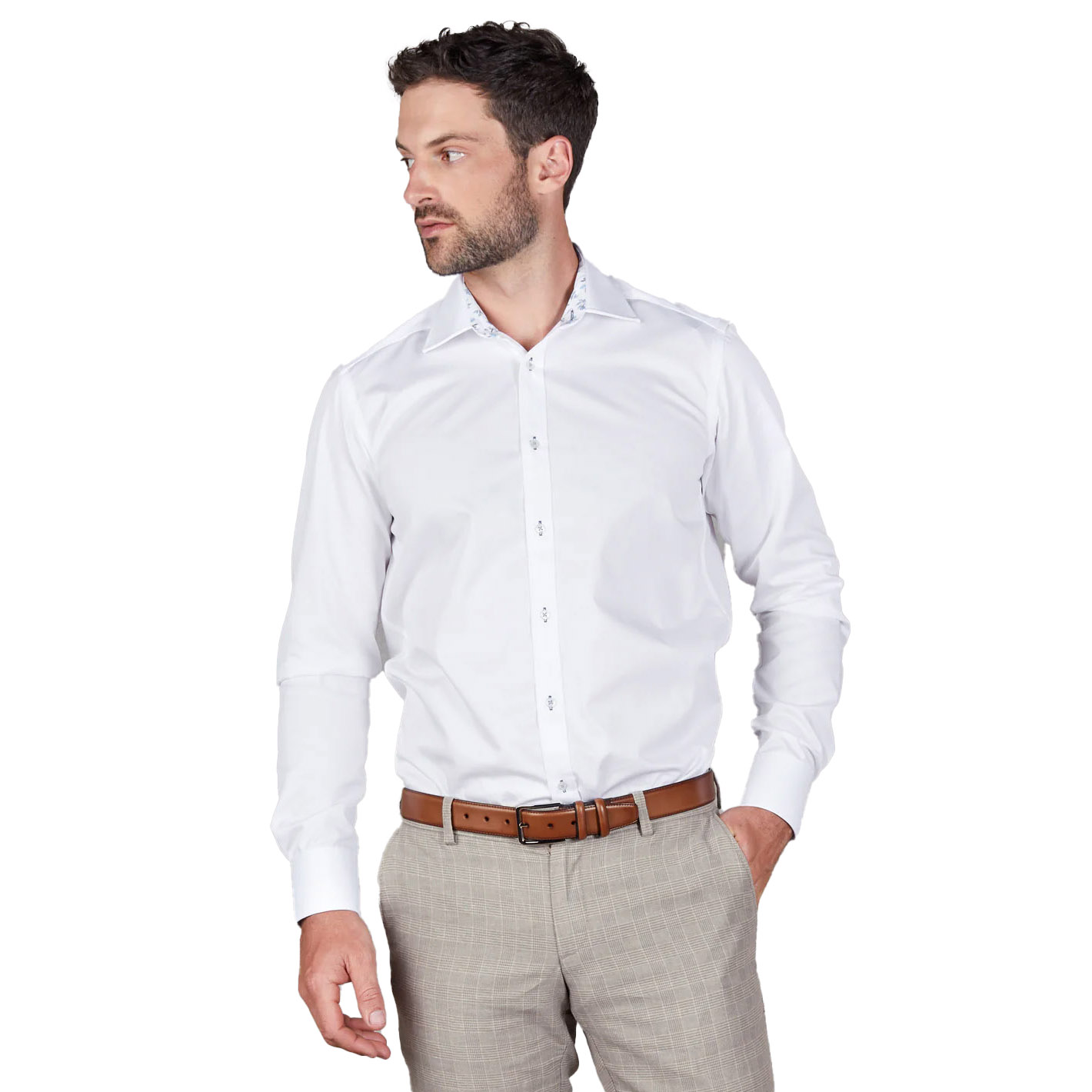 Rembrandt Barbican White Twill Smart Shirt