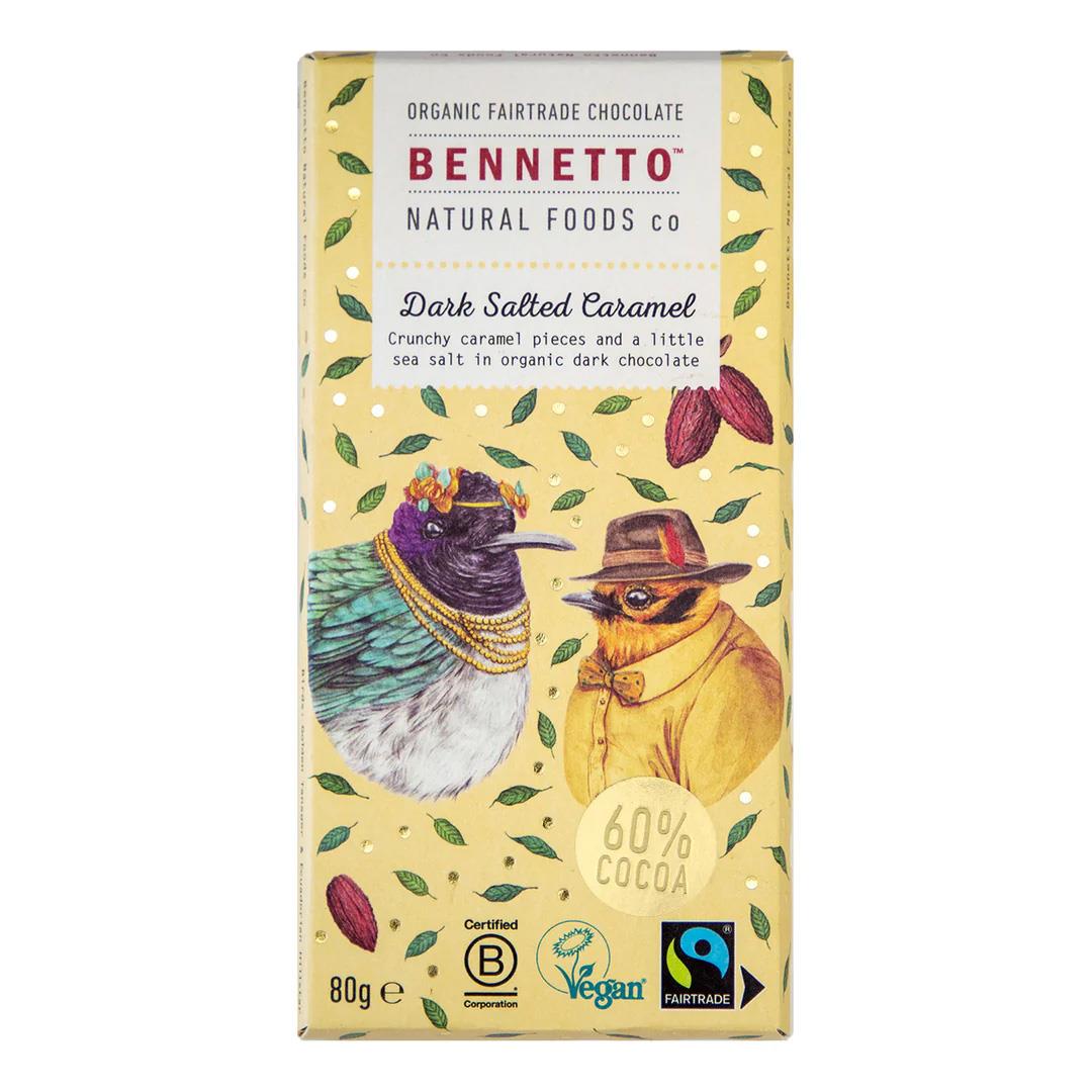 Bennetto Chocolate Salted Caramel in Dark 80g