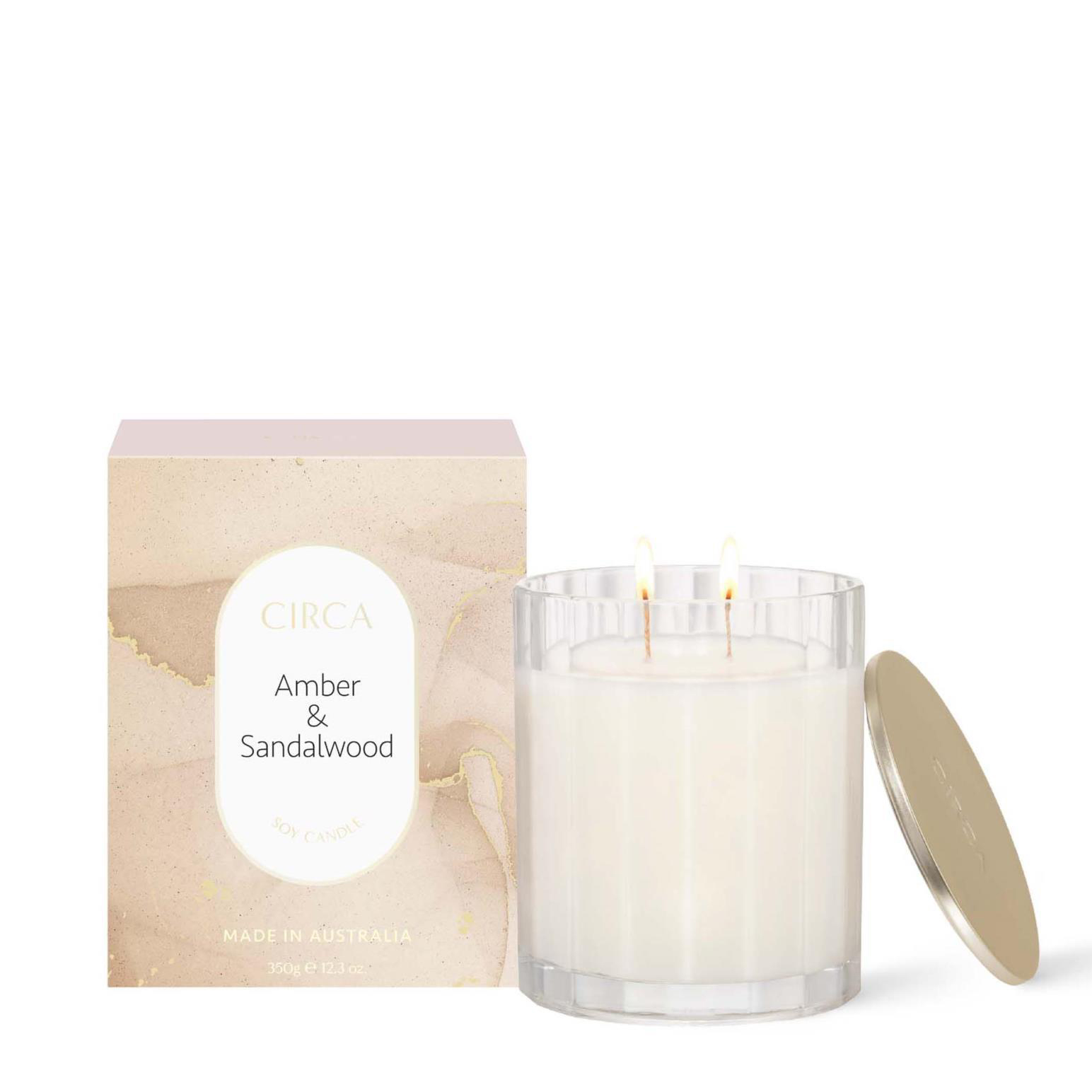 CIRCA Amber & Sandalwood Candle 350g