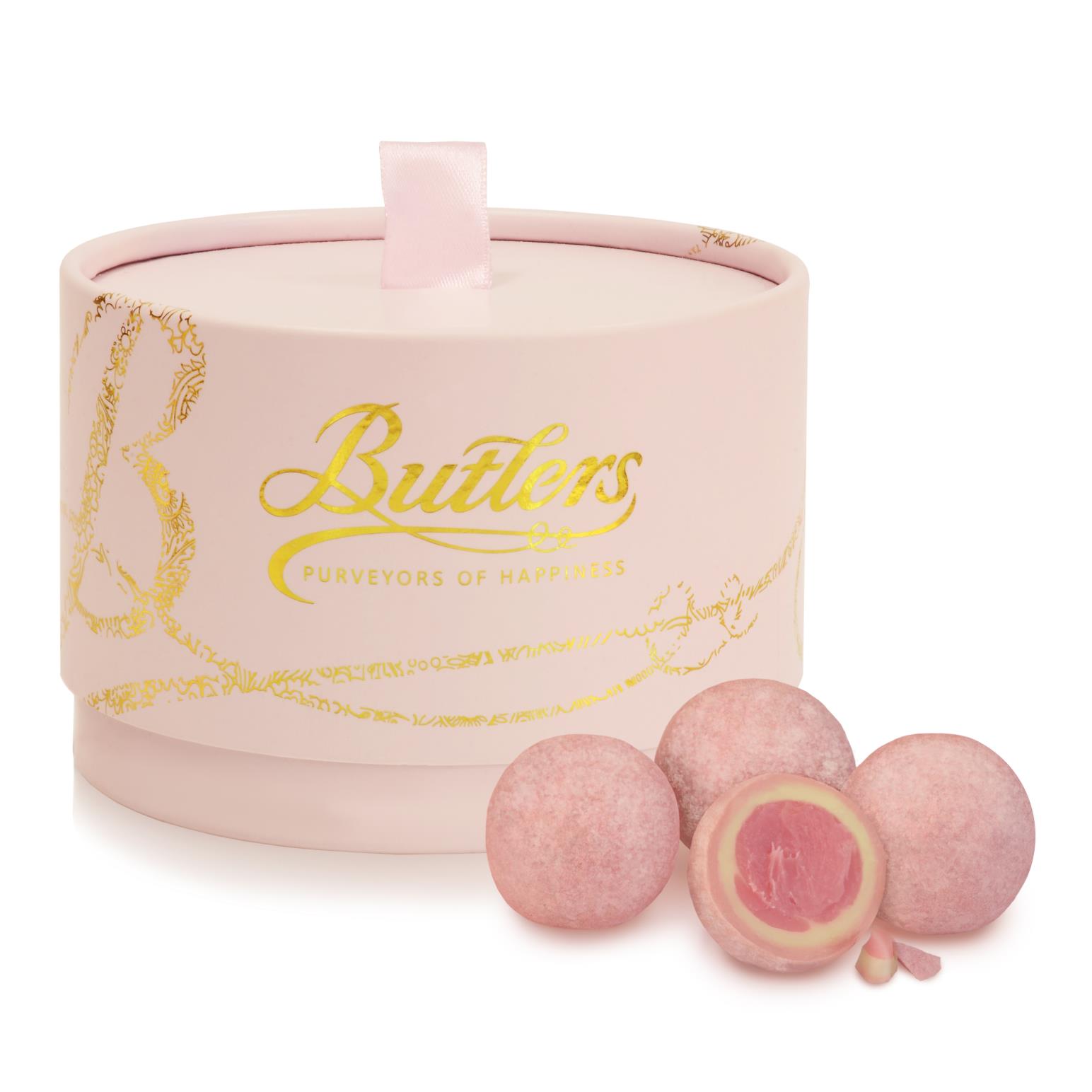 Butlers Chocolates Pink Champagne Powder Puff 200g