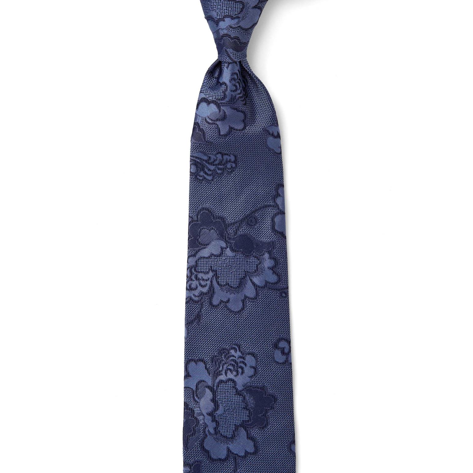 Cambridge Jacquard Floral 7.5cm Tie