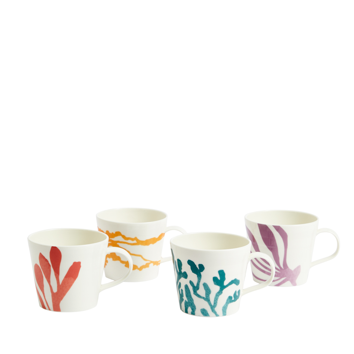 Royal Doulton 1815 Bright Mug 400ml Mixed Pattern Set of 4