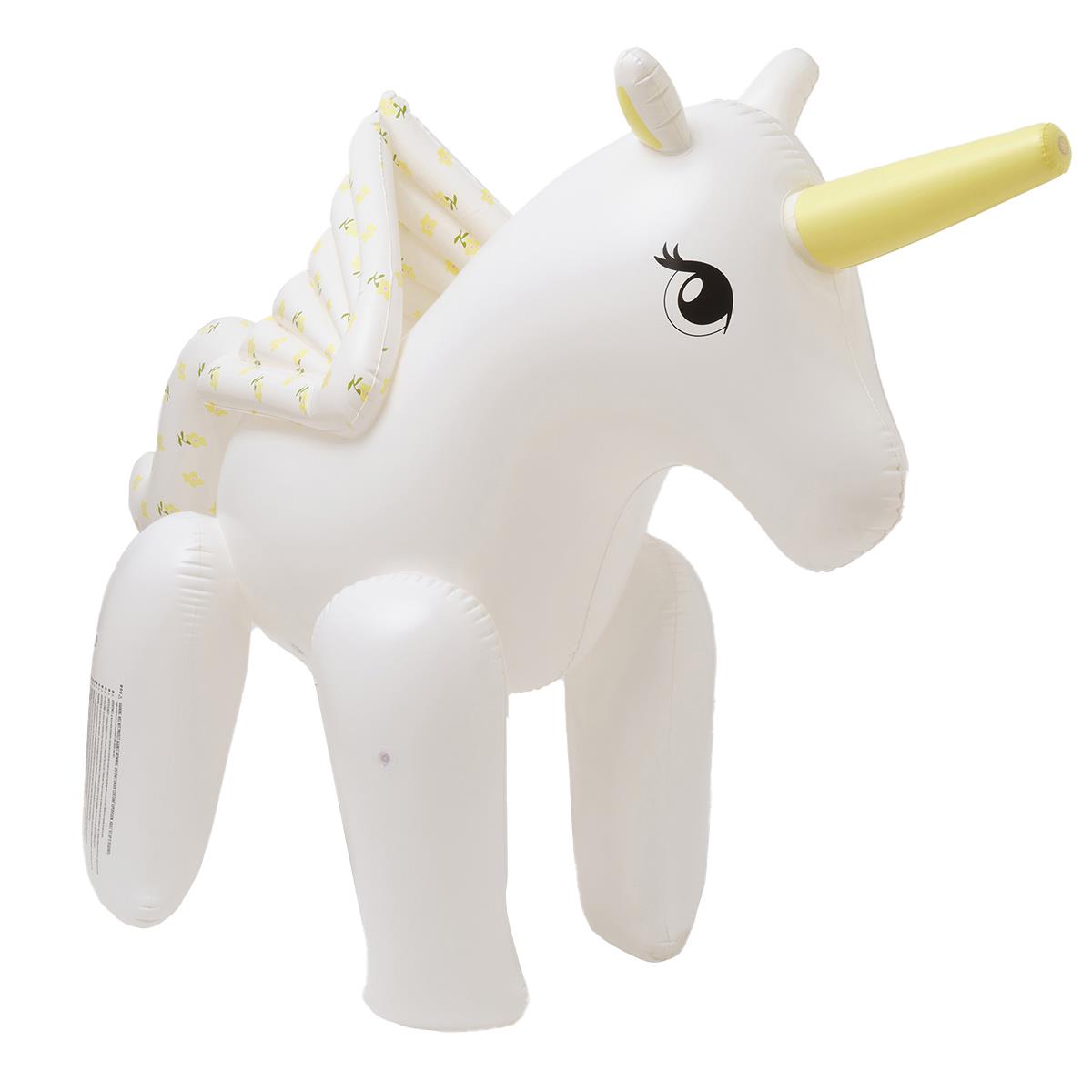 SUNNYLiFE Inflatable Giant Sprinkler Mima The Unicorn Lemon Lilac