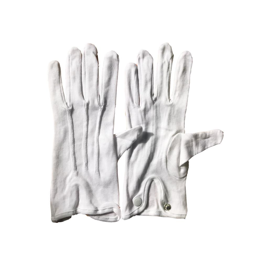 Columbine White Hosiery Gloves