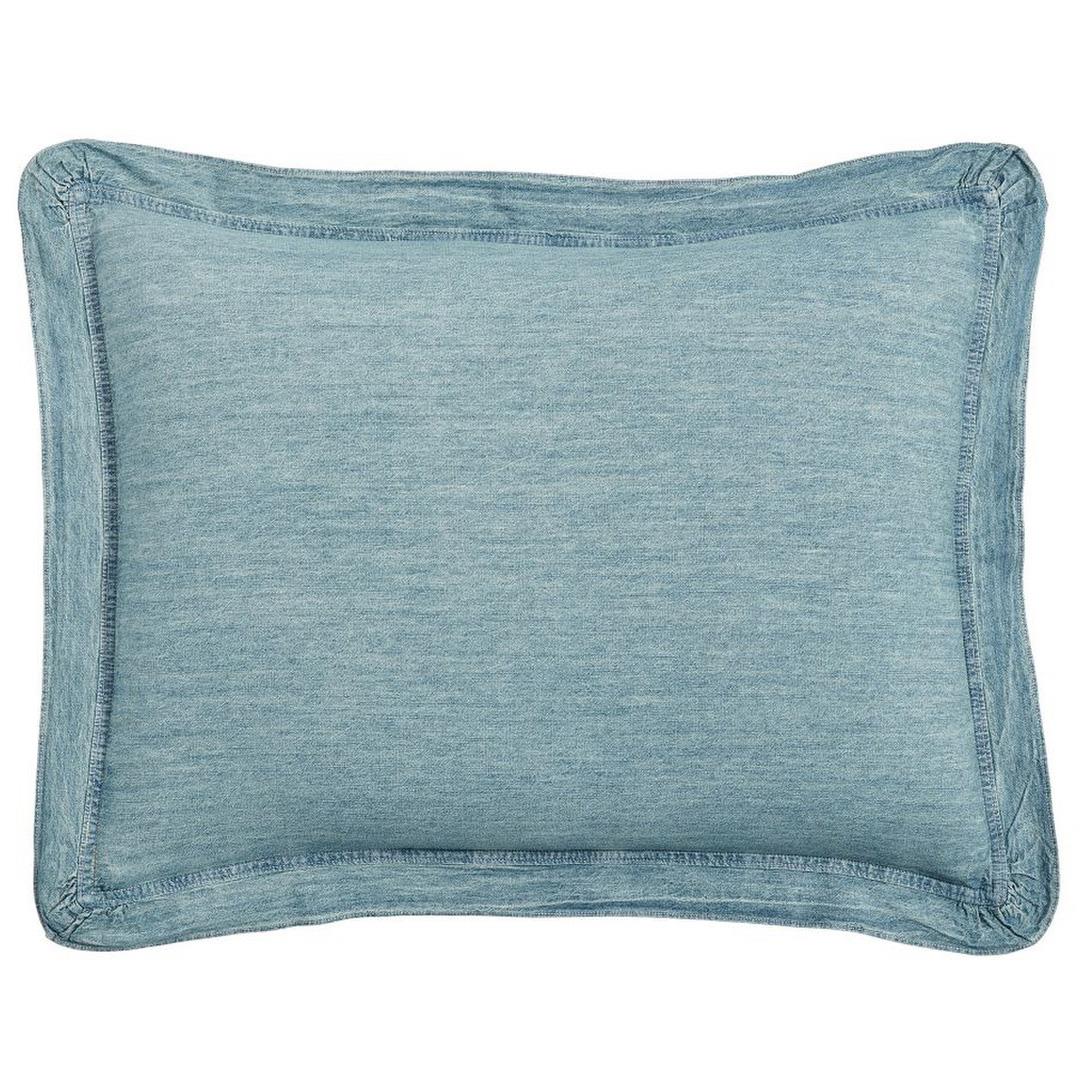 Pottery Barn Soft Washed Denim Shams Standard