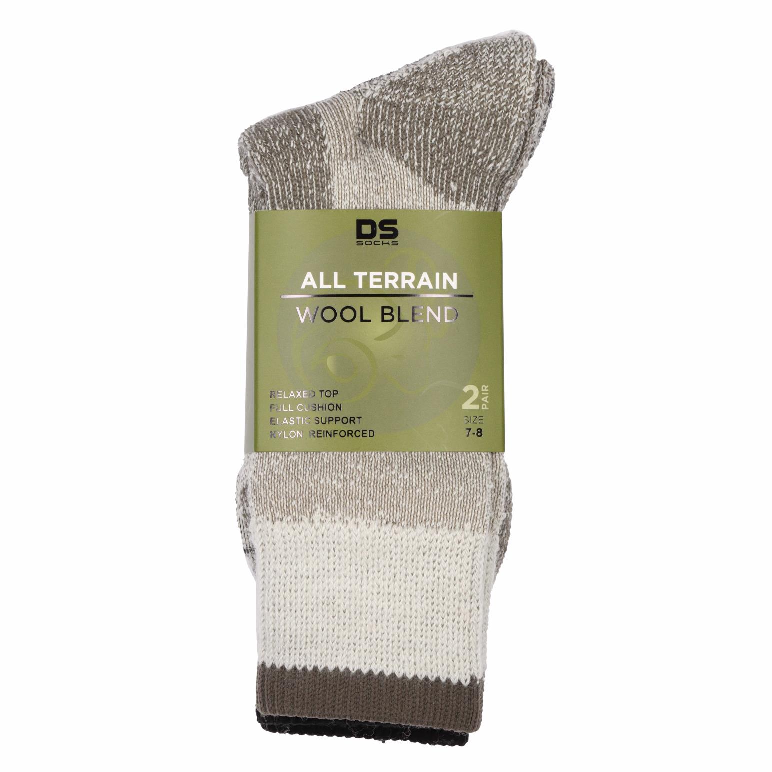 DS Socks All Terrian Outdoor Work Socks 2 Pack