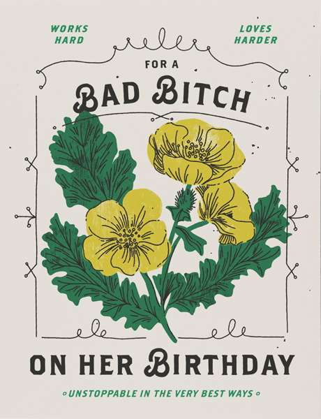 Bad Bitch Card