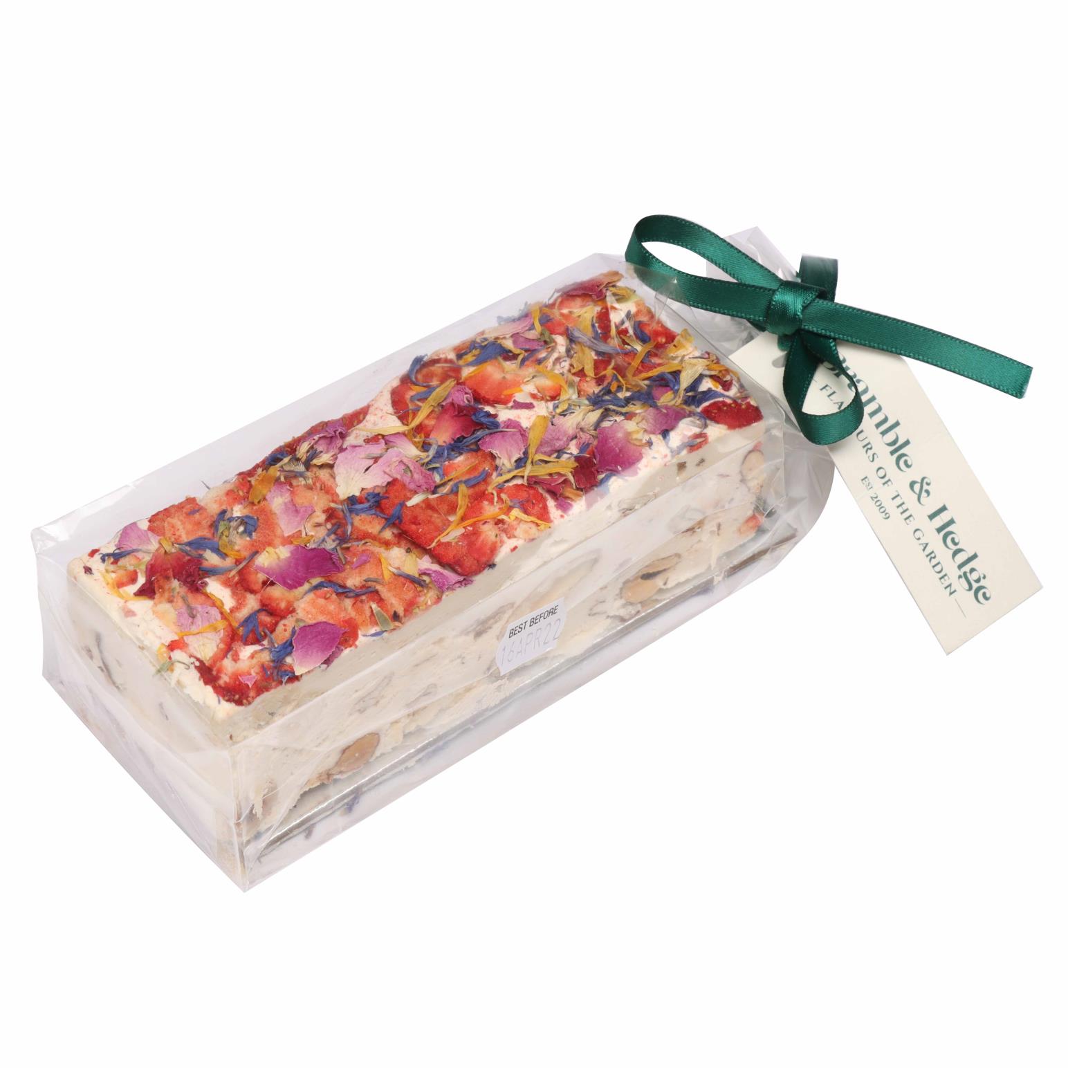 Bramble & Hedge Strawberry & Elderflower Nougat Bar 150g