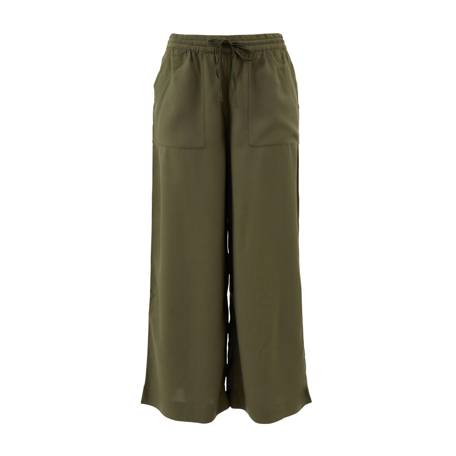 Wallace Cotton Olive Palazzo PJ Pants