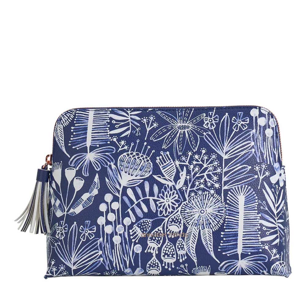 Annabel Trends Vanity Bag Large - Navy Natives