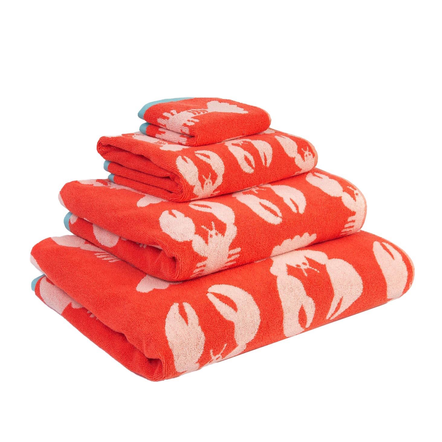 Anorak Lobster Towel Range