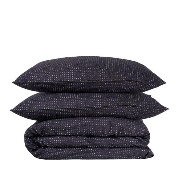 Città Inku Organic Cotton Linen Duvet Cover Midnight King