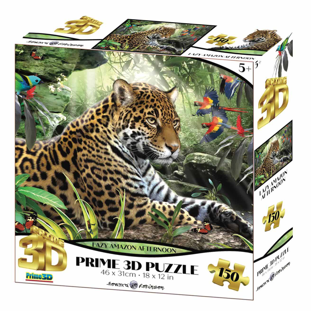 Puzzles Goliath Super 3D 150Pc: Lazy Amazon Afternoon