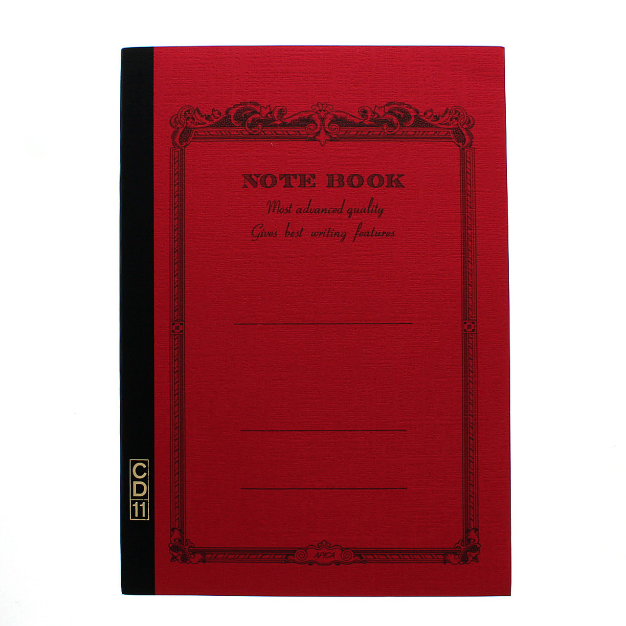 Apica A5 Lined CD Notebook Red