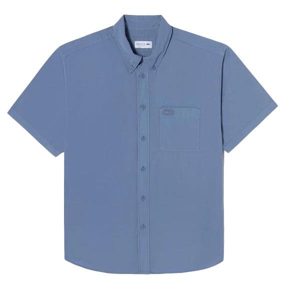 Lacoste Eco Dye Ss Poplin Shirt