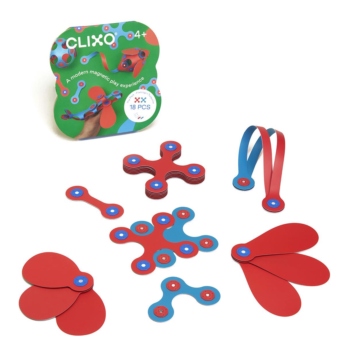 Clixo Itsy Pack - Flamingo/Turquoise