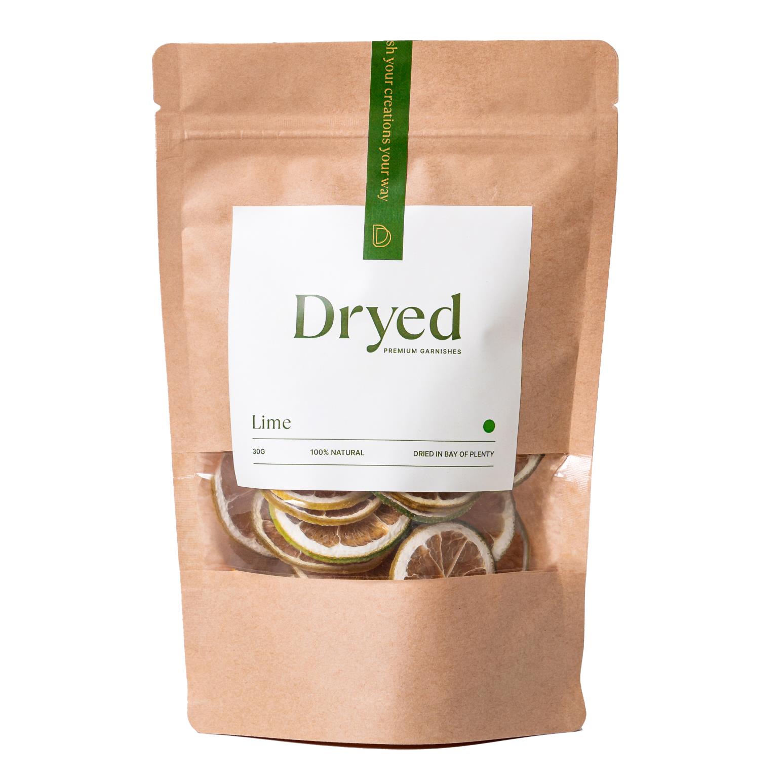 Dryed Premium Garnishes 30g Pouch Lime