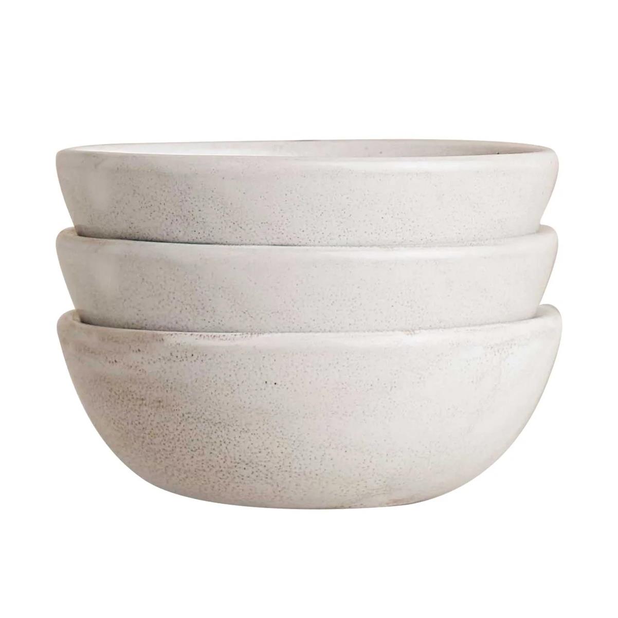 Robert Gordon Condiment Bowls Set Of 3 - Snow Breakfast In Bed