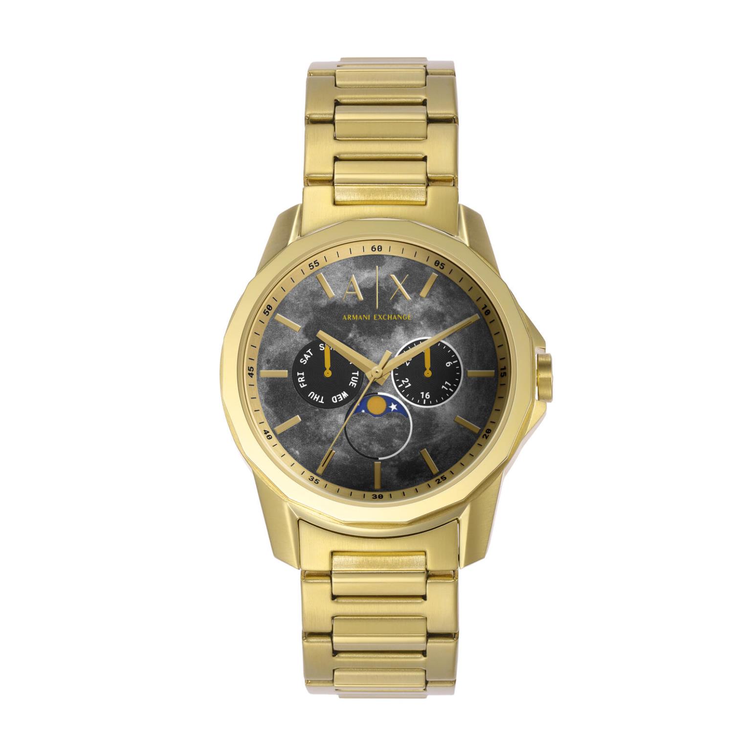 Armani Exchange Banks Gold Watch AX1737