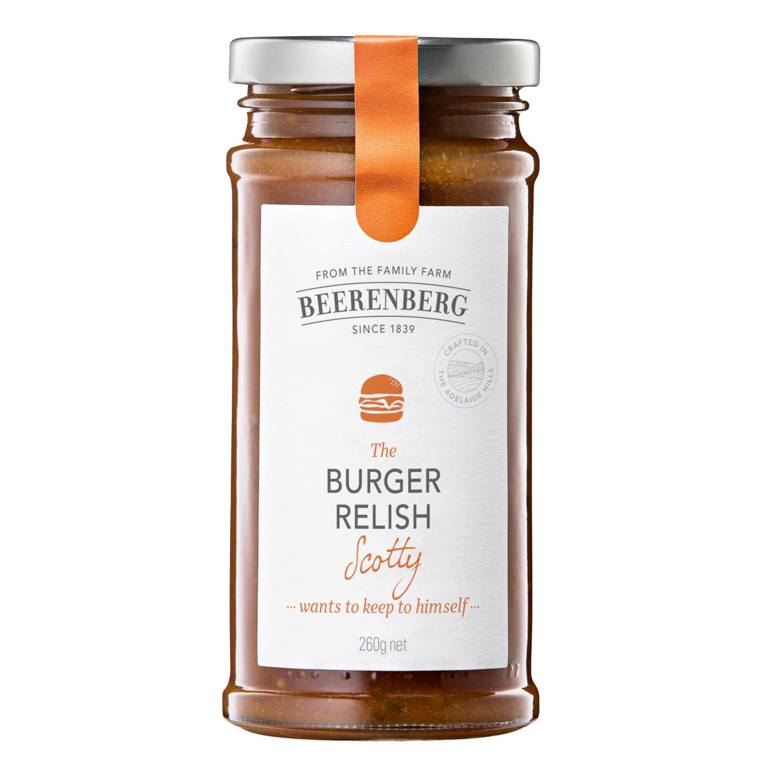 Beerenberg Burger Relish 260g