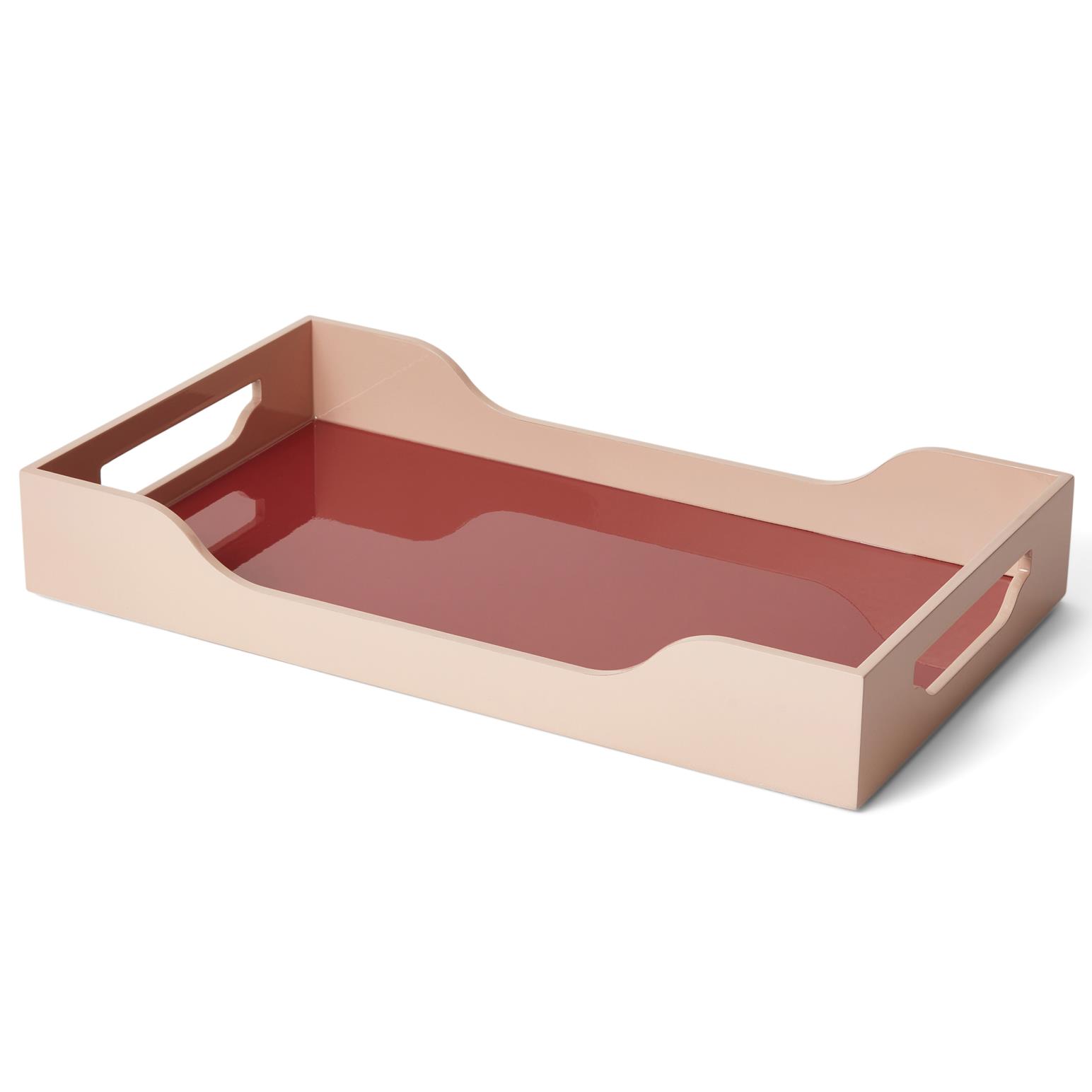 Printworks Swell Lacquered Medium Maroon Tray