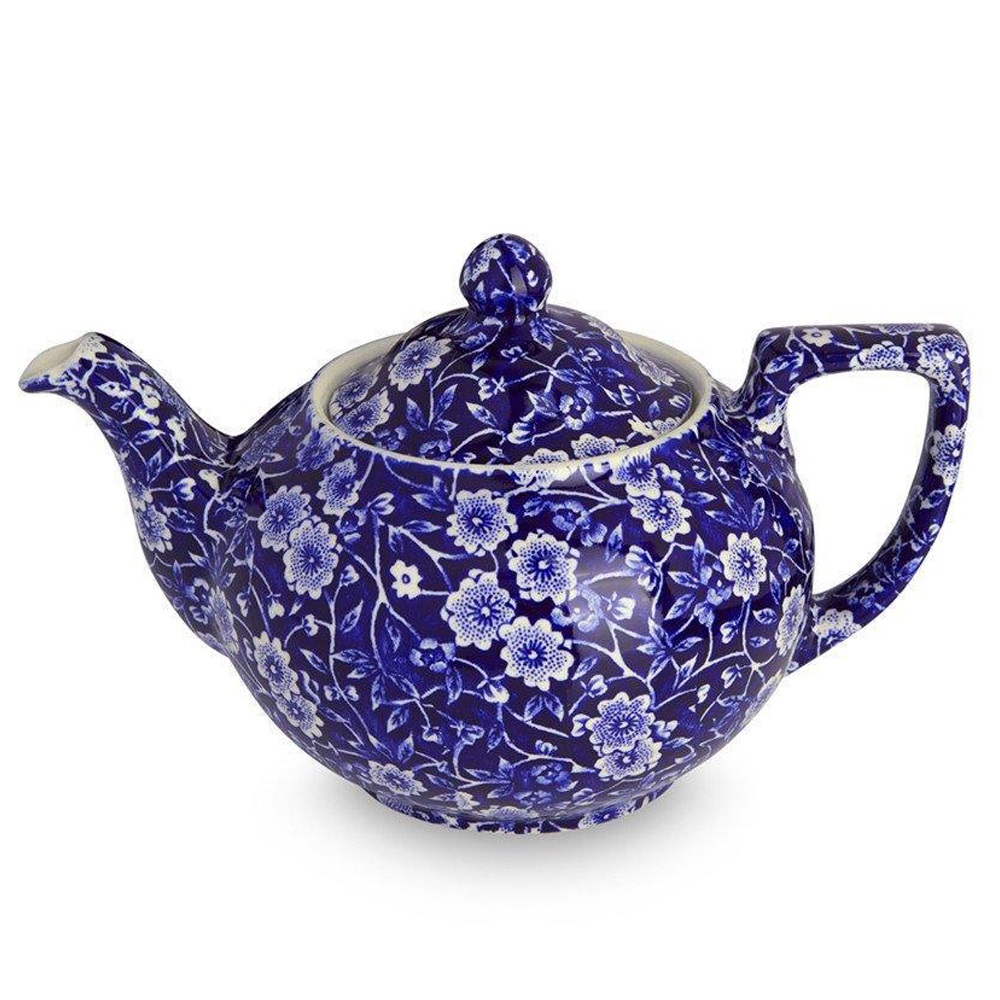 Burleigh Blue Calico Teapot Small 400ml