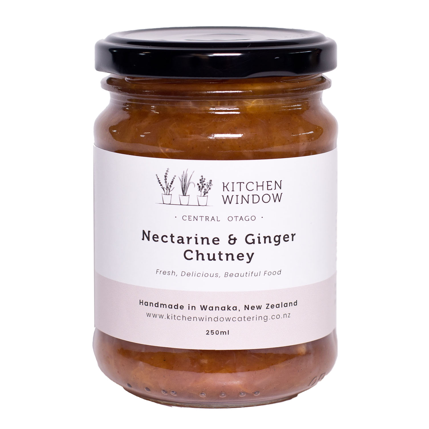 Kitchen Window Nectarine & Ginger Chutney 250g