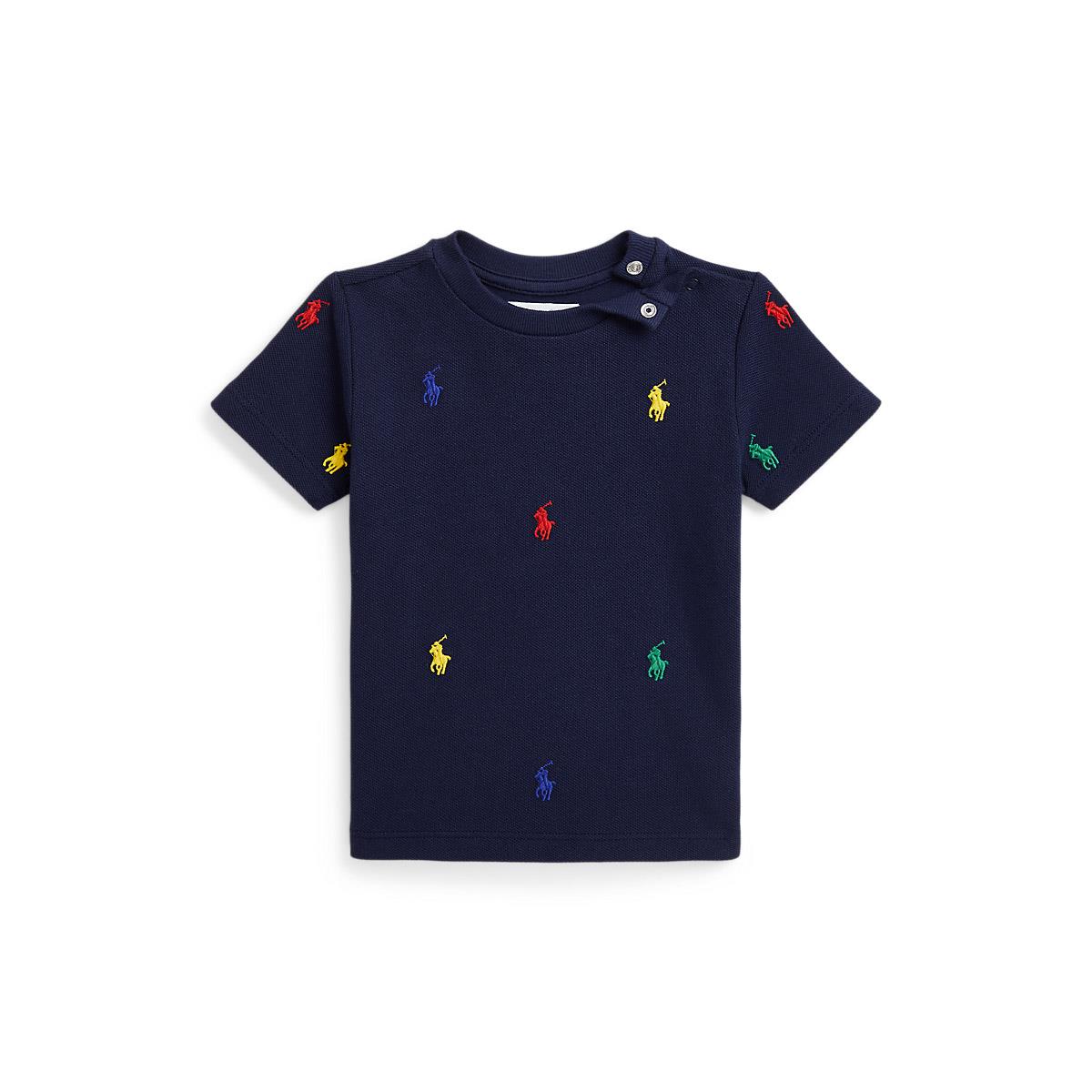 Polo Ralph Lauren Polo Pony Cotton Mesh Tee 3M-24M