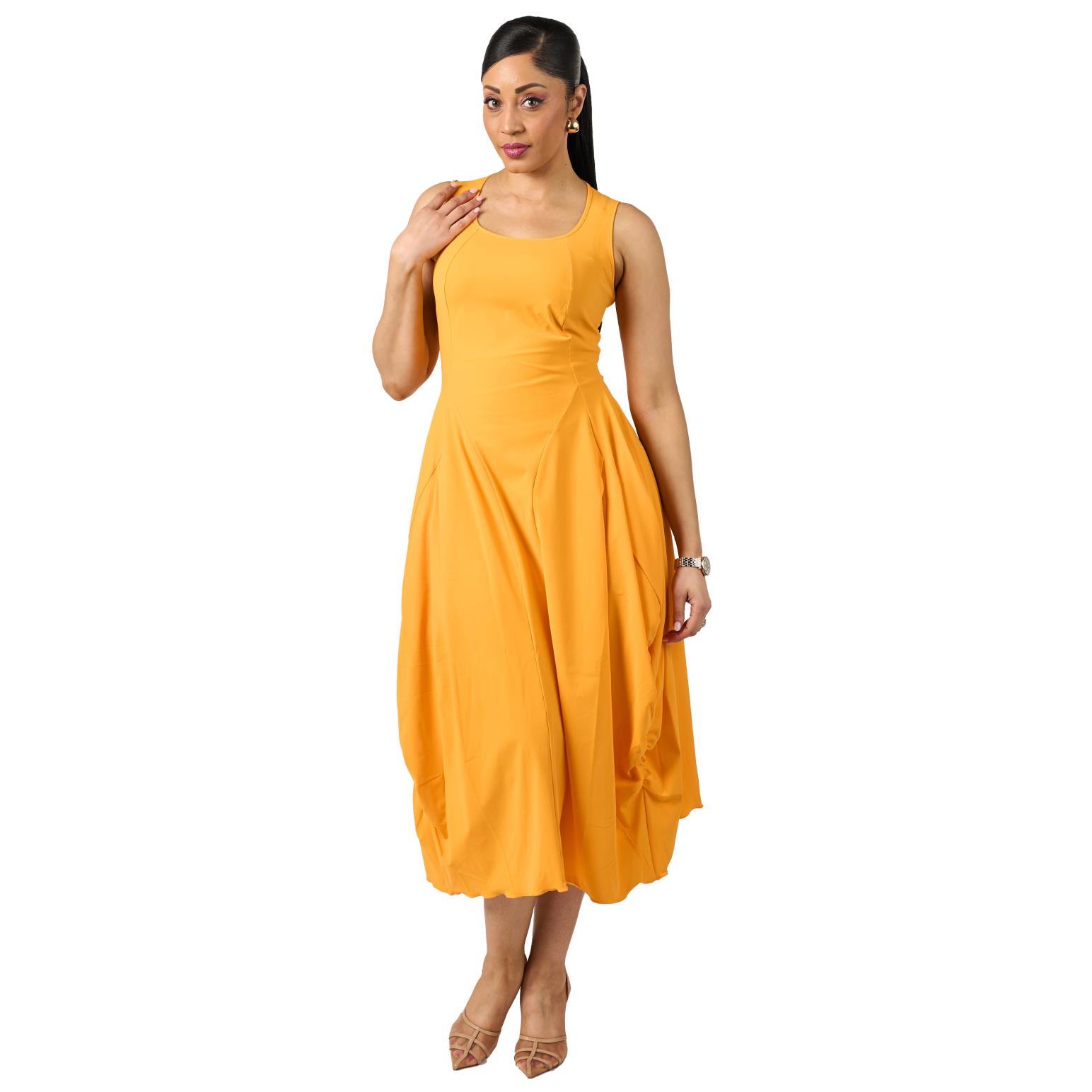 High At-Length Sleeveless Dress