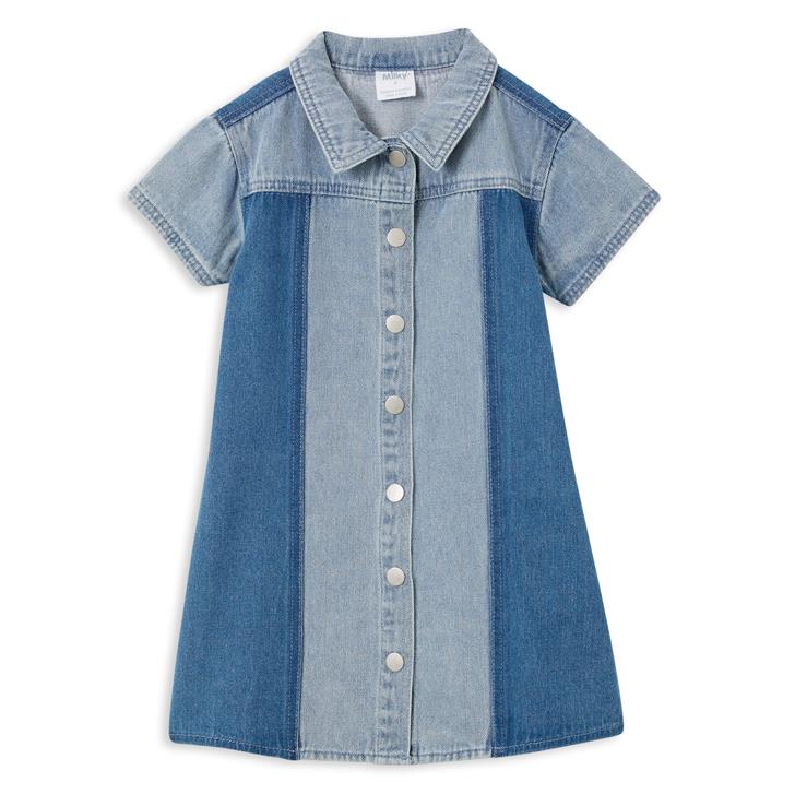 Milky Denim Dress