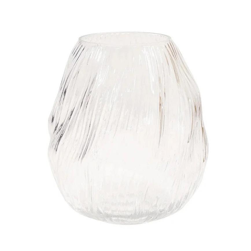 Venus Glass Vase Short - Clear