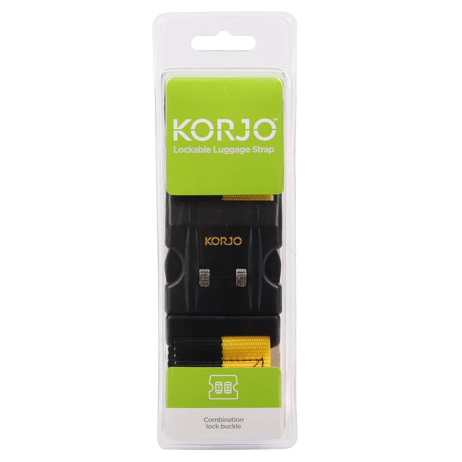 KORJO Lockable Luggage Strap