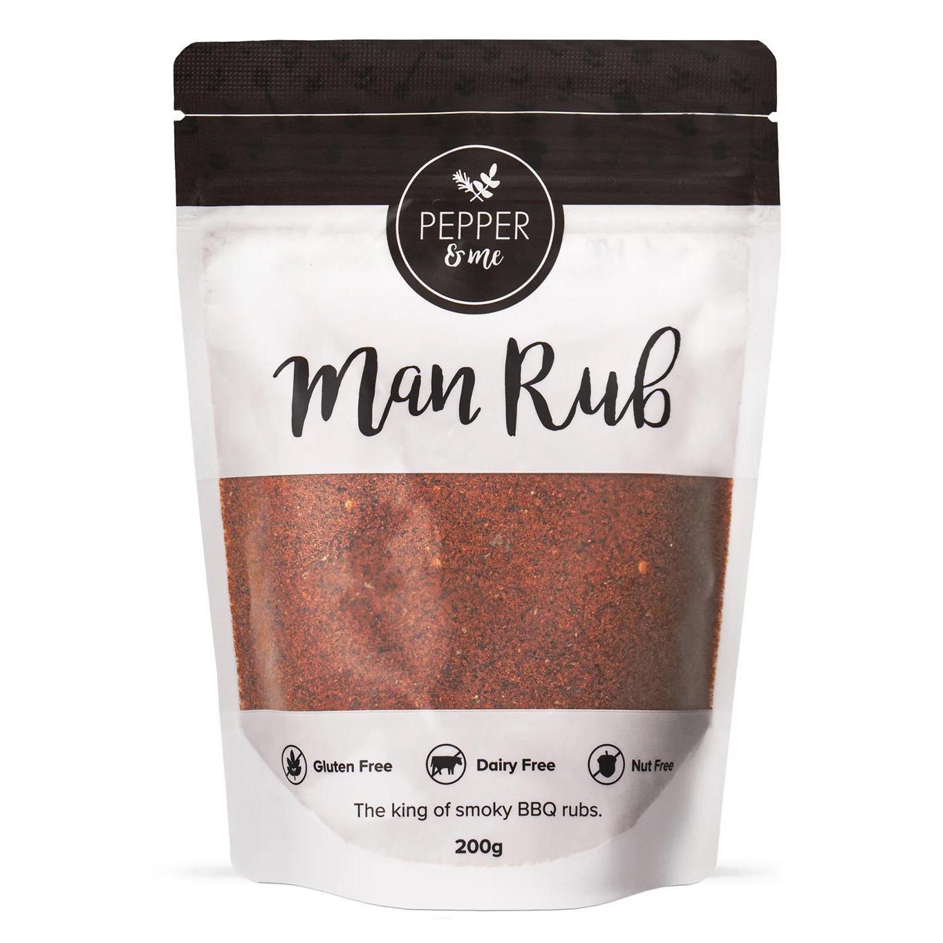 Pepper & Me Man Rub - 200g