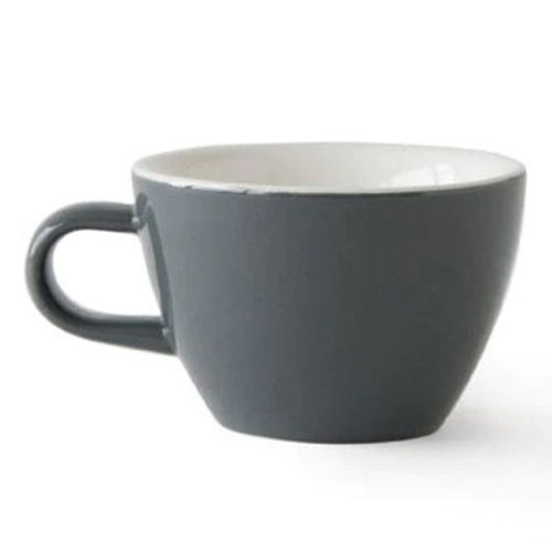 Acme Classic Range Flat White Cup Dolphin Grey 150ml