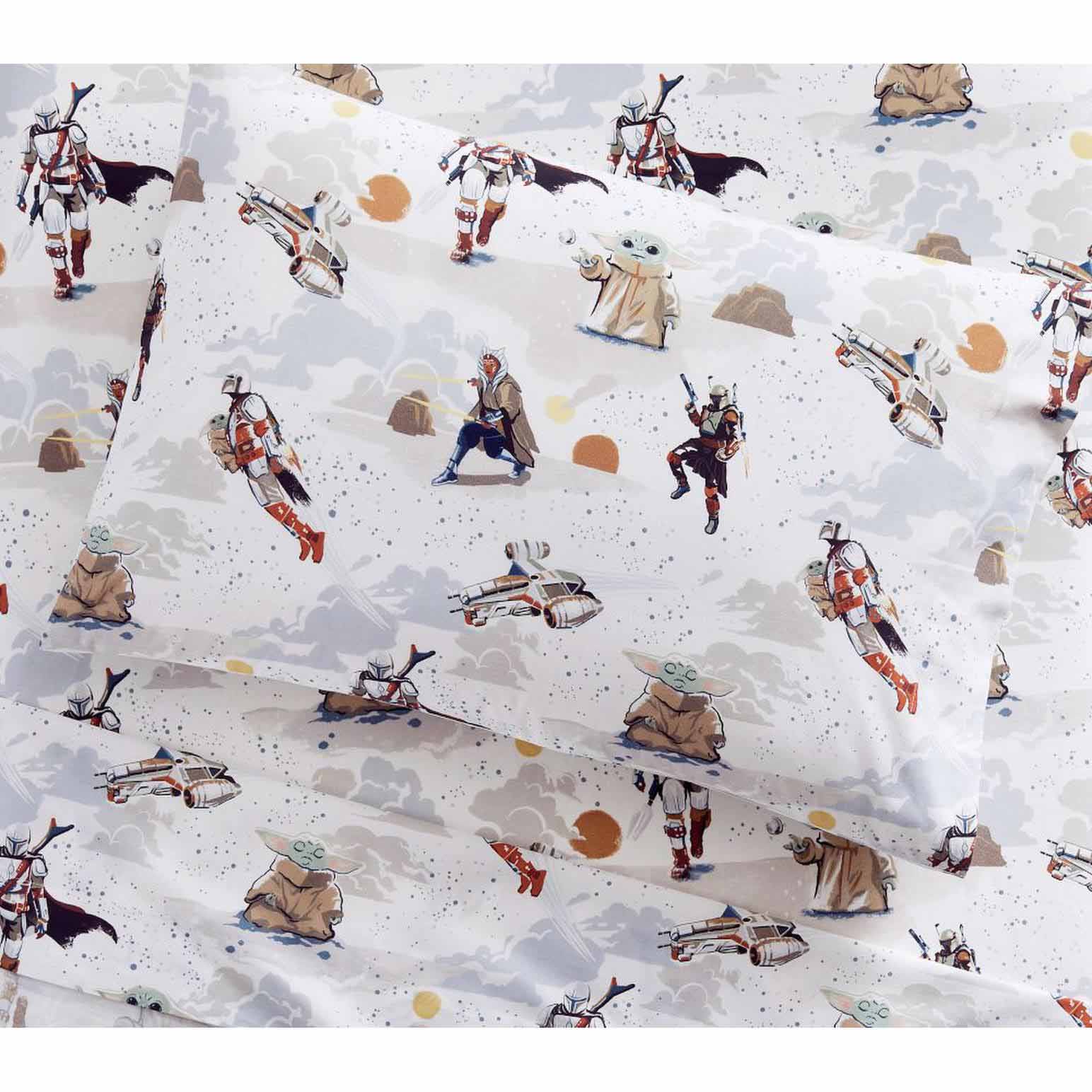 Pottery Barn Kids Organic Mandalorian Sheet Set