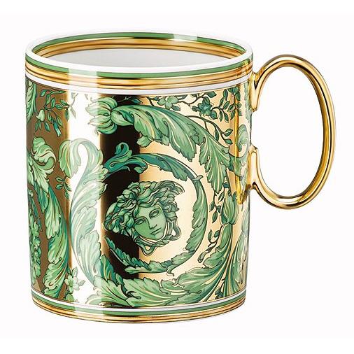 Versace Medusa Garland Mug Green