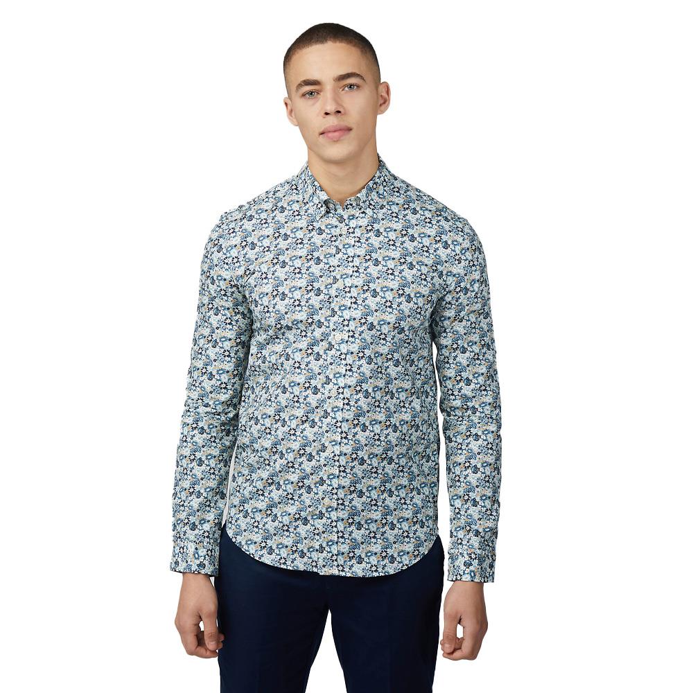 Ben Sherman Multicolour Floral Print Ls