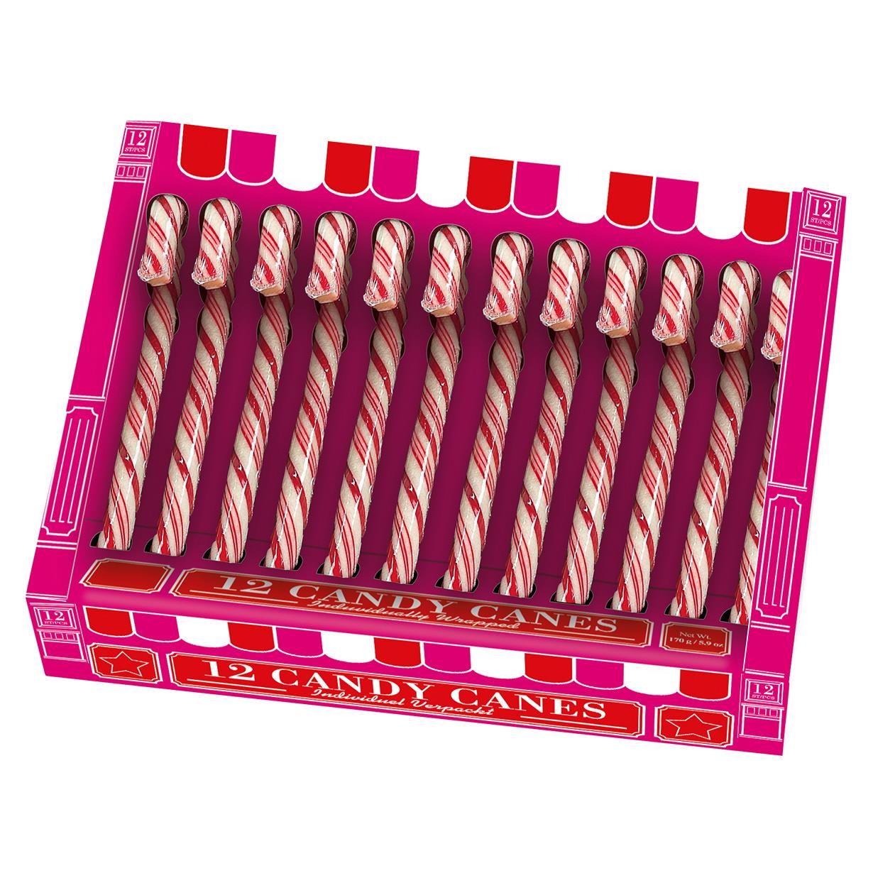 Fun Candy Canes Red/White 144g