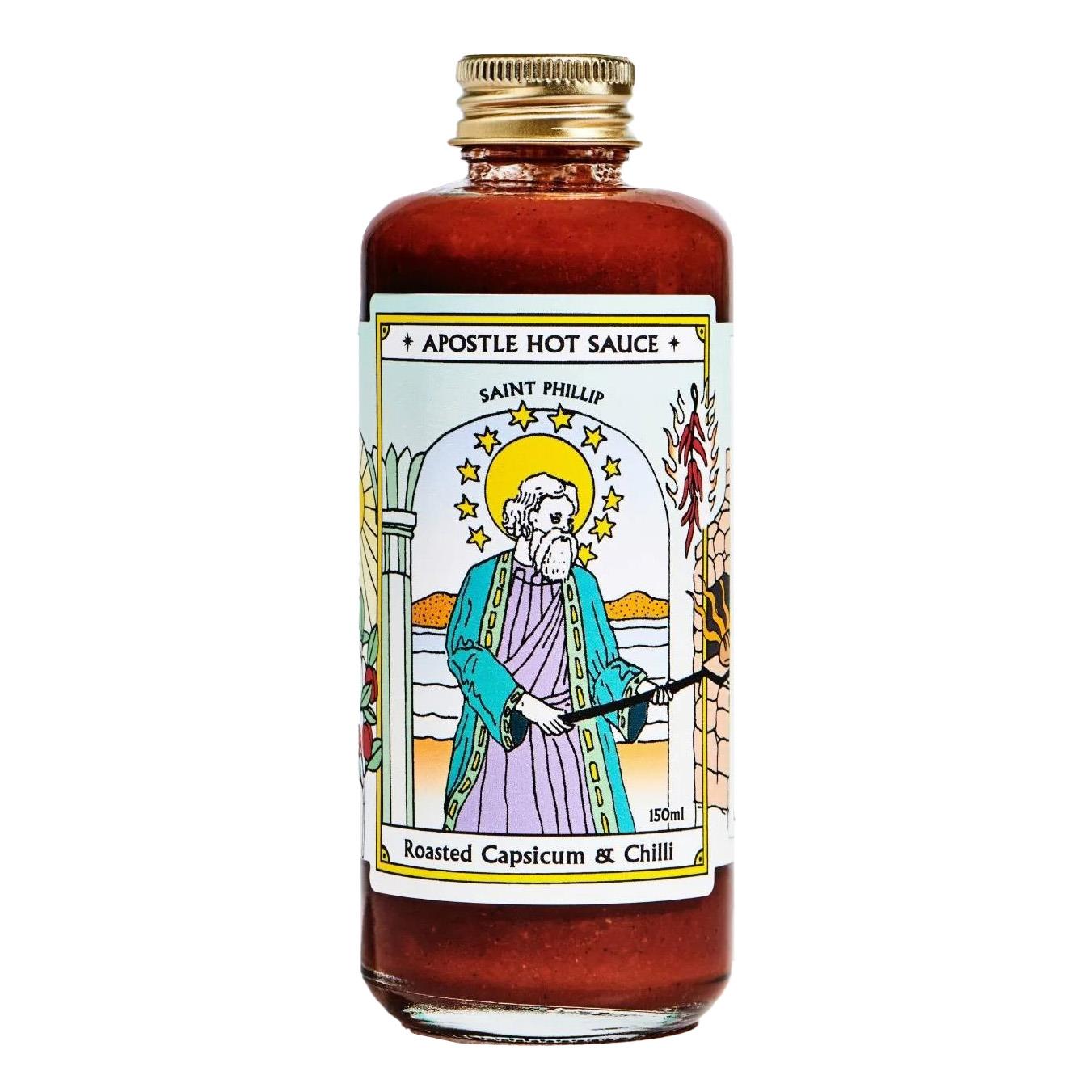 Apostle Saint Phillip - Roast Capsicum & Chilli Hot Sauce 150ml