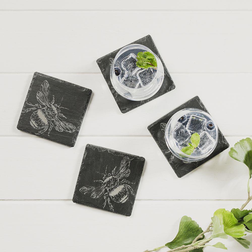 Selbrae House 4 Coasters - Bee