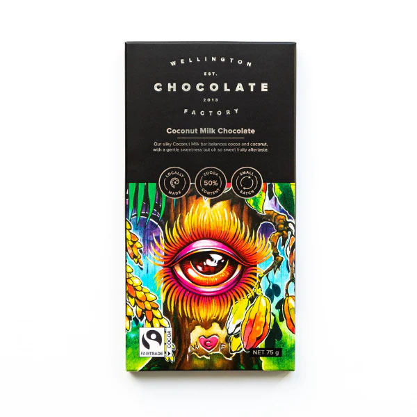 Wellington Chocolate Factory Coconut Milk Chocolate 75g