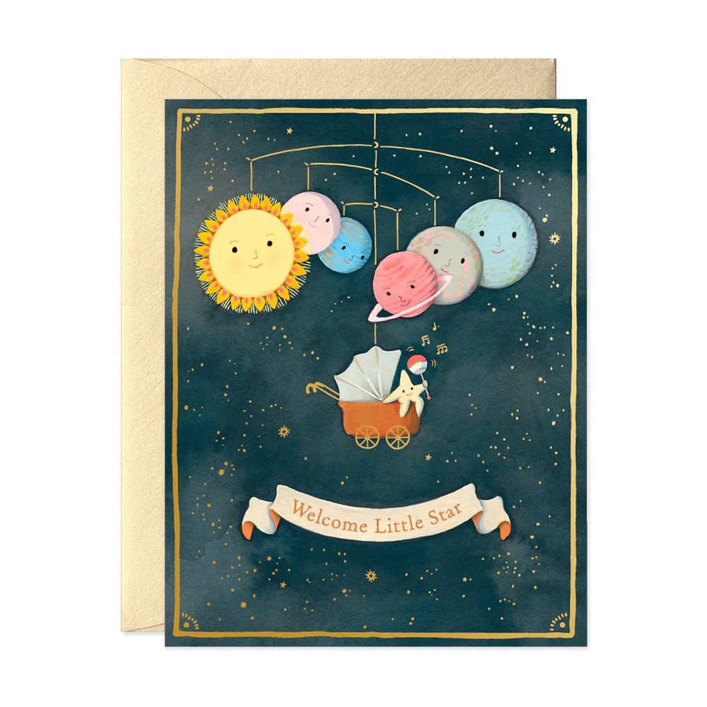 Joo Joo Solar System Baby Foil Card