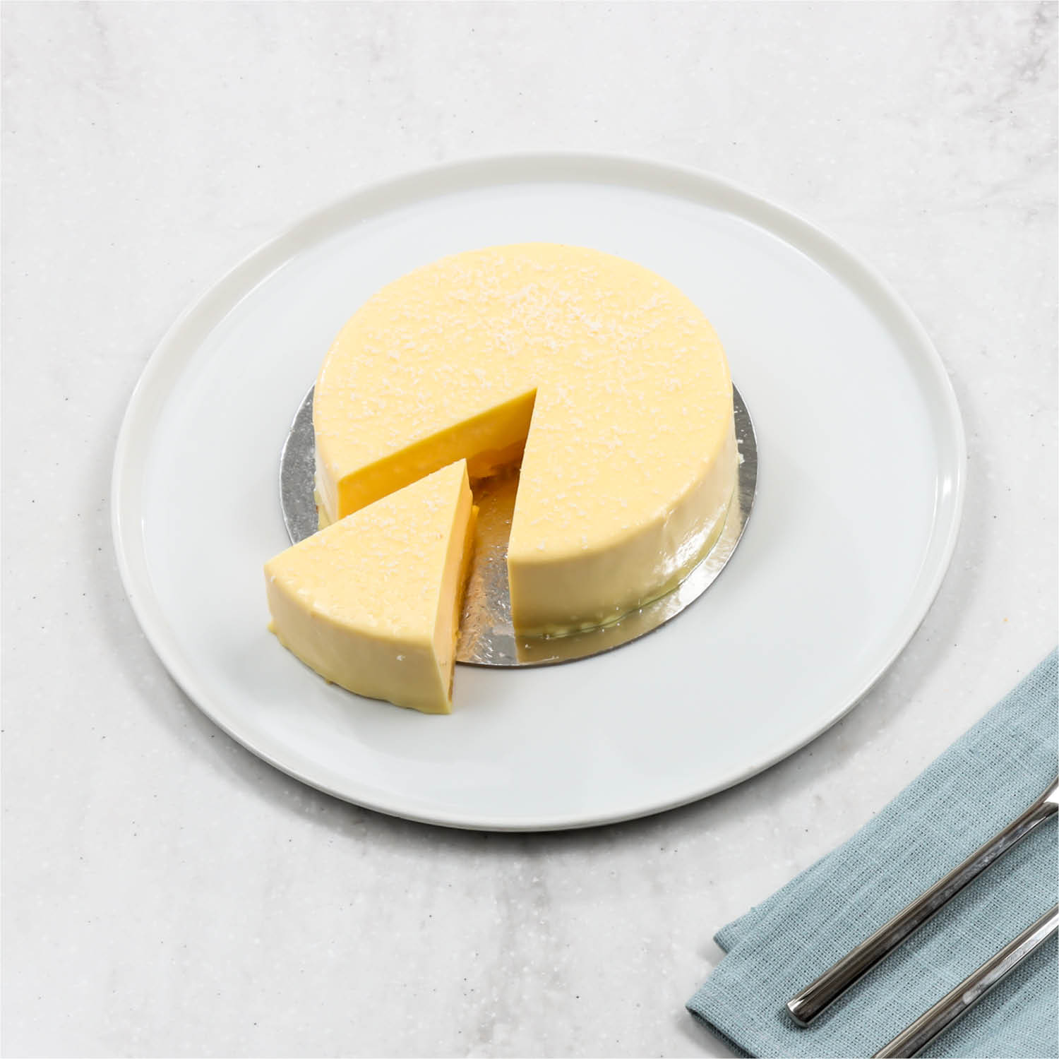 Ballantynes Freezer Favourites Lemon and Vanilla Mousse Cake