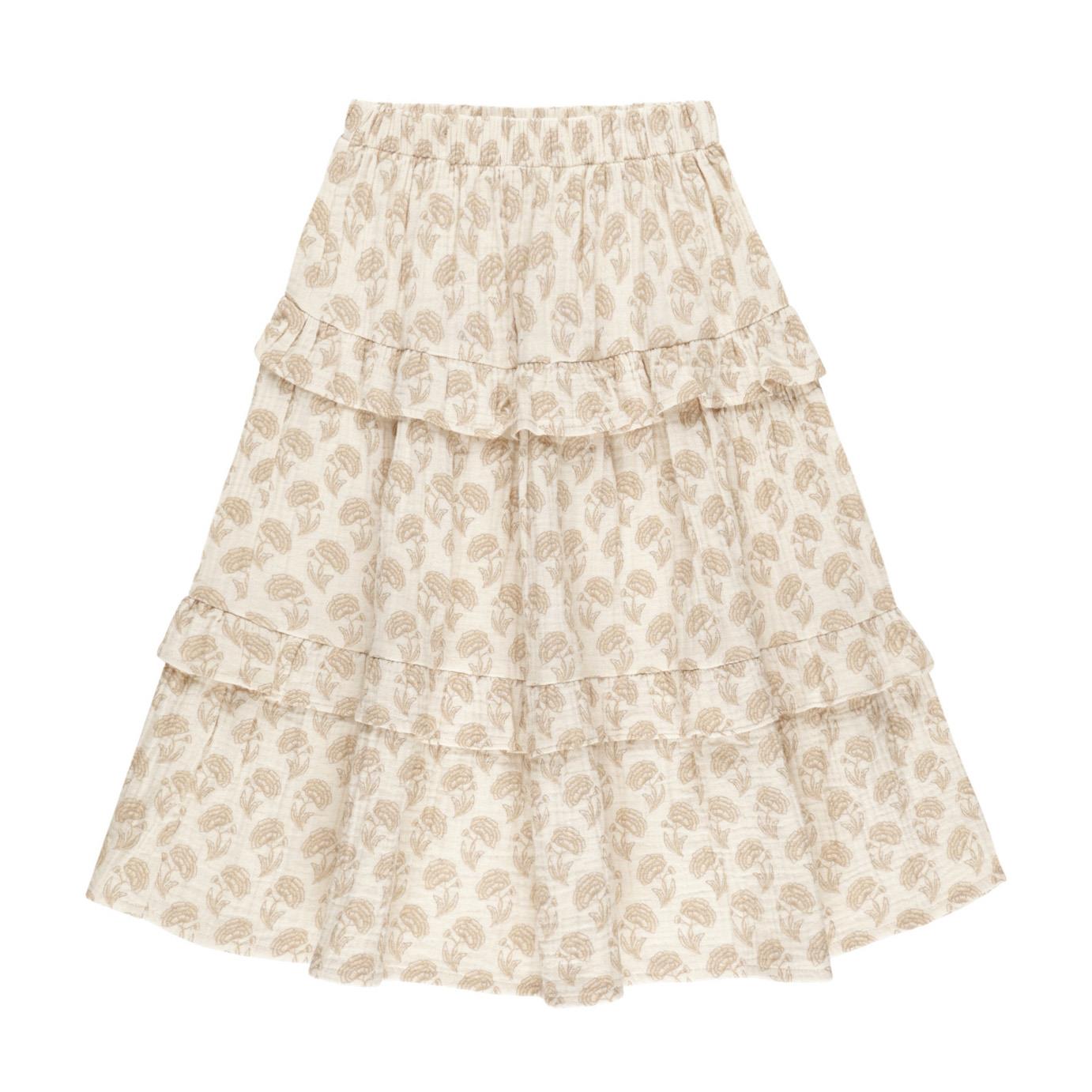 Rylee + Cru Ruffled Midi Skirt