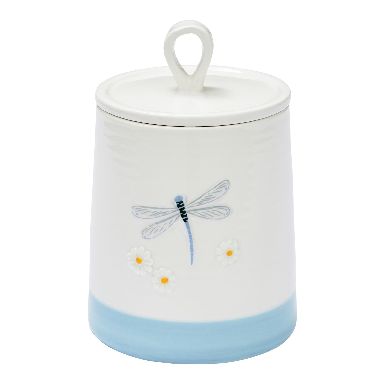 Cooksmart English Meadow Ceramic Tea Canister