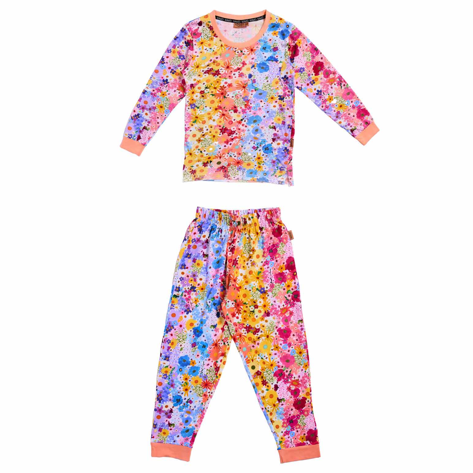 Kip&Co Posie Lane Organic Cotton Long Sleeve Top & Pant Pyjama Set