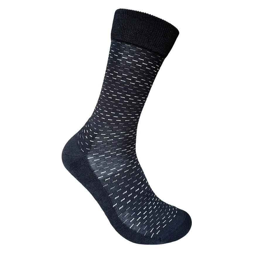 DS Socks Mens Dash Lines Springer Relaxed High Stretch Top Socks