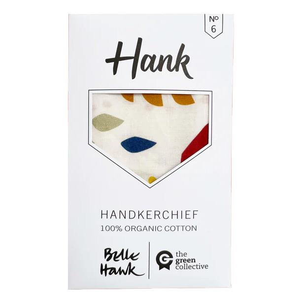 HANK 6. SPRING by Belle Hawk Organic Cotton Handkerchief